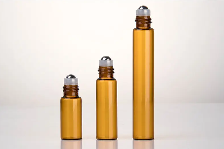 glass roll on bottle