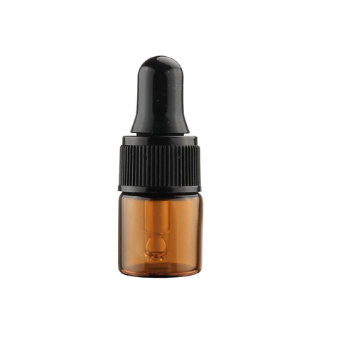 1ml Calibrated Glass Dropper Bottle