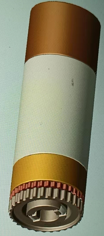 60g Round Detachable base reusable paper-plastic deodorant stick container